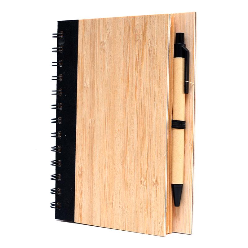 Bamboo Notebook With Pen